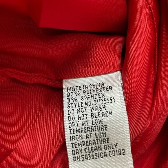 Nygard Collection red dress coat size 12/14 Vintage - Picture 7 of 15